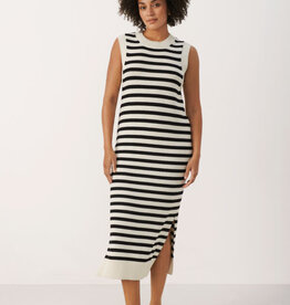Part Two Aimie Striped Knit Dress (Large/X-Large)