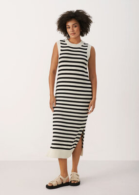 Part Two Aimie Striped Knit Dress *Only One Left - XL*