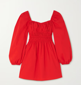 Faithfull Paloma Bubble Sleeve Mini Dress
