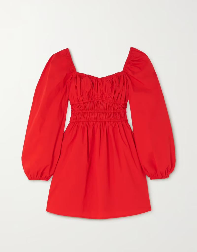 Faithfull Paloma Bubble Sleeve Mini Dress (FINAL SALE)