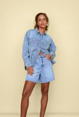 Kaffe Betty Embroidered Denim Jacket