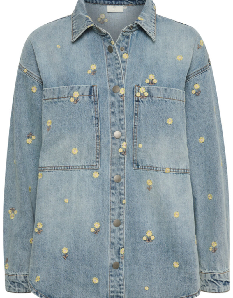 Kaffe Betty Embroidered Denim Jacket