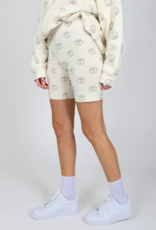 Brunette the Label Peace Sign Biker Short (FINAL SALE)