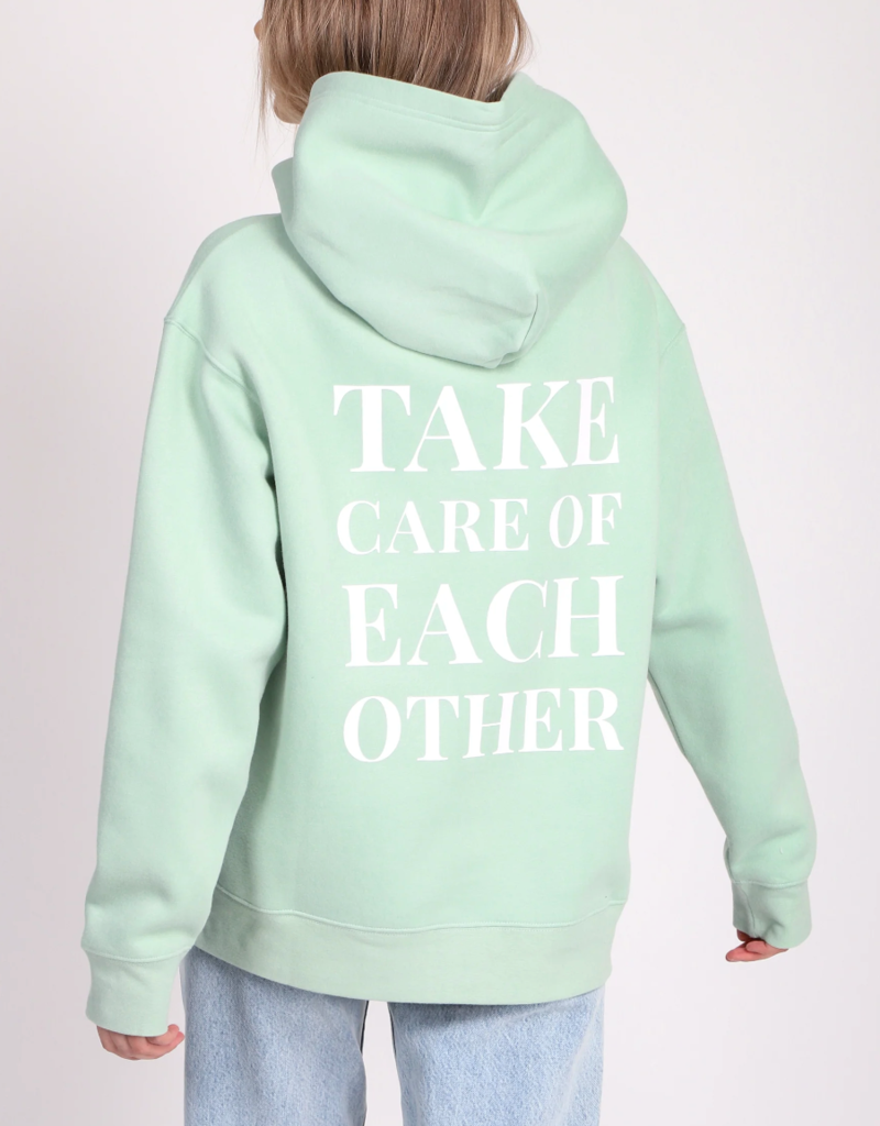 Brunette the Label Take Care Big Sister Hoodie