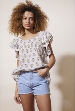 Louizon Momette Printed Sleeveless Blouse (FINAL SALE)