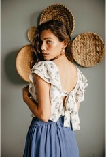 Louizon Momette Printed Sleeveless Blouse (FINAL SALE)