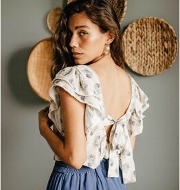 Louizon Momette Printed Sleeveless Blouse *Only One Left - XS*