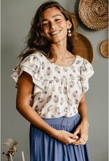 Louizon Momette Printed Sleeveless Blouse (FINAL SALE)