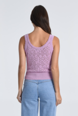 Molly Bracken Pru Pointelle Knit Tank