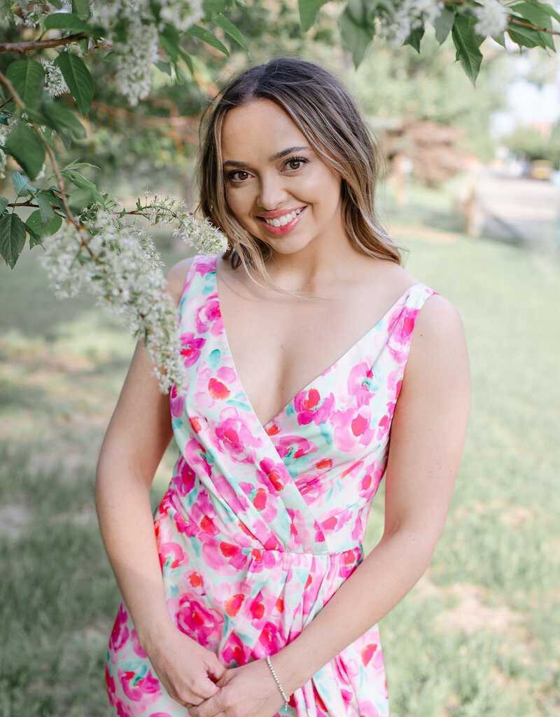 Adelyn Rae Alma Drape Front Mini Dress Final Sale