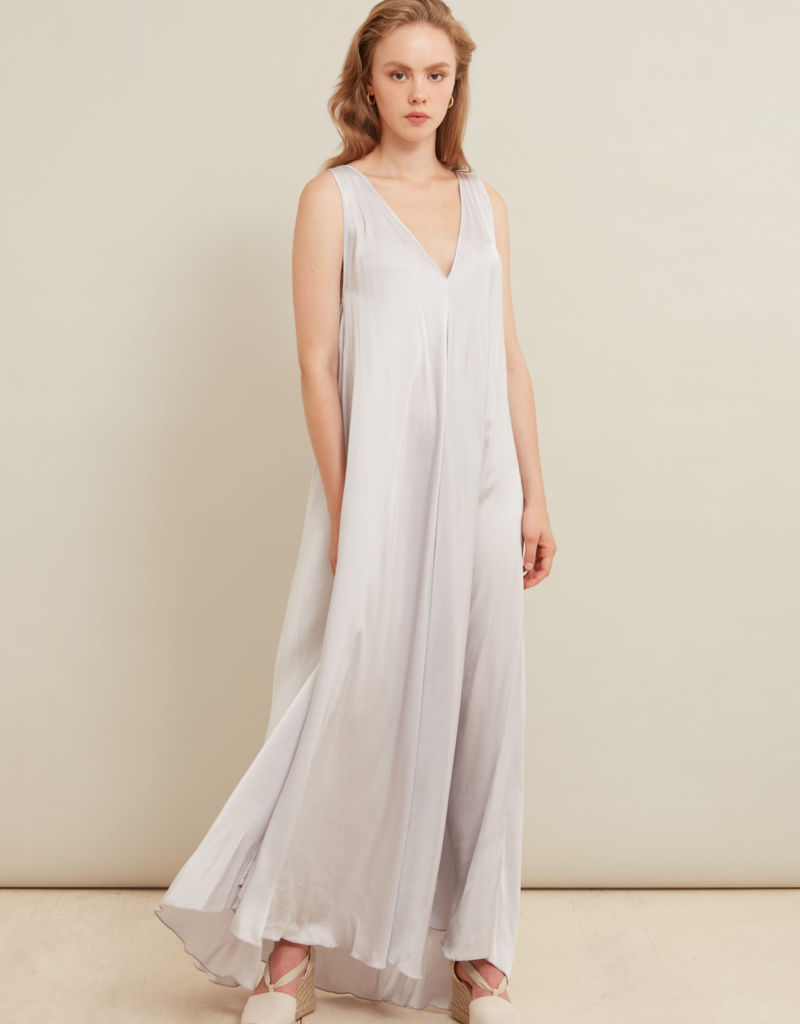 Vivian Satin Maxi Adorn Boutique