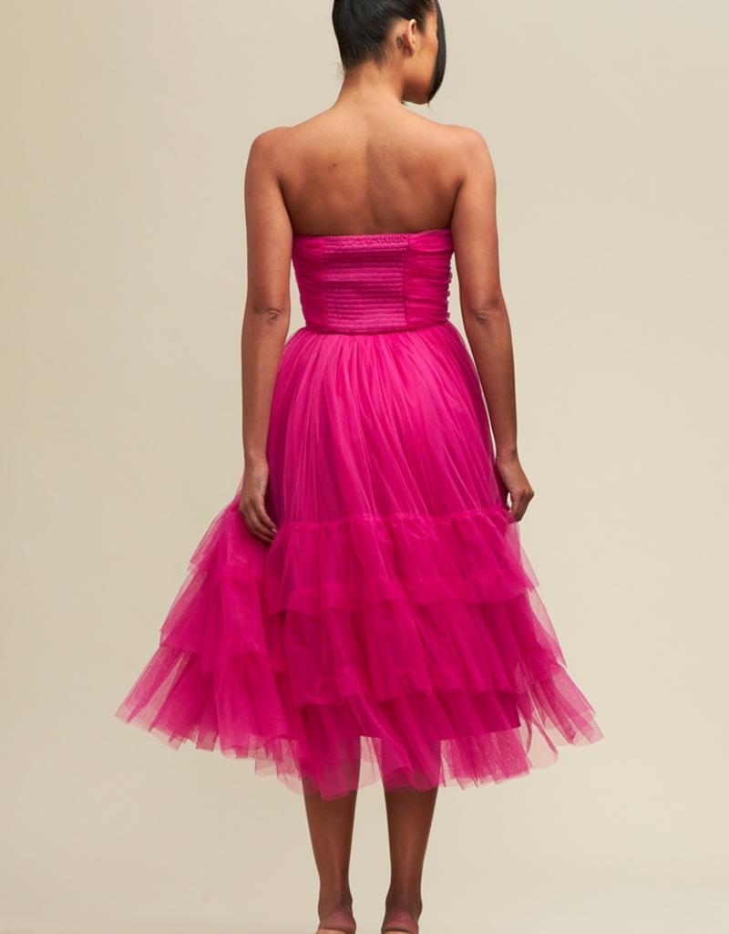 Pink Tiered Dress, Free Shipping $150+