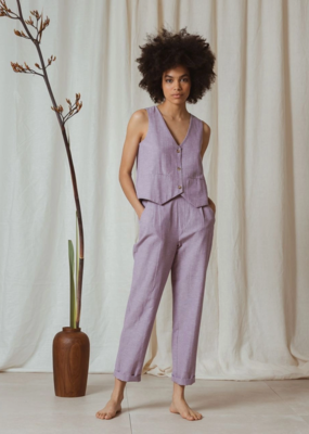 Indi and Cold Liliana Cotton Chambray Trouser *Size 10 & 14*