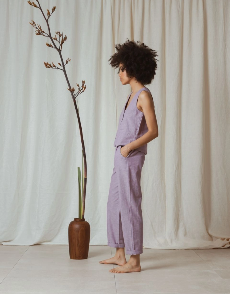 Indi and Cold Liliana Cotton Chambray Trouser (FINAL SALE)