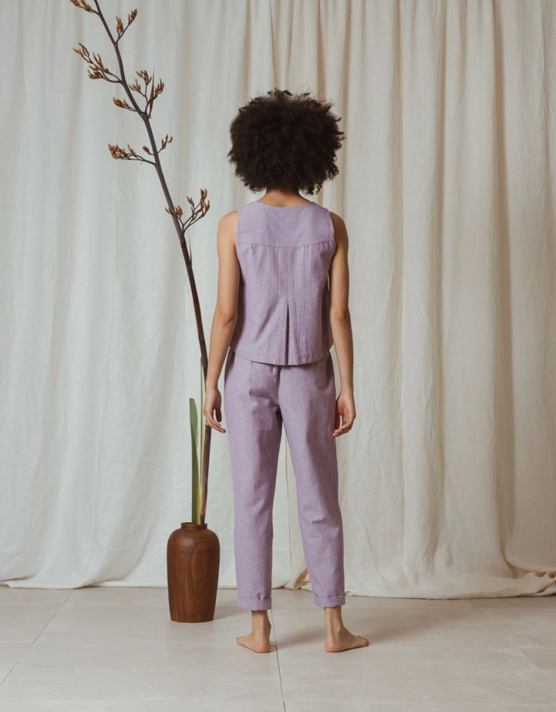 Indi and Cold Liliana Cotton Chambray Trouser (FINAL SALE)