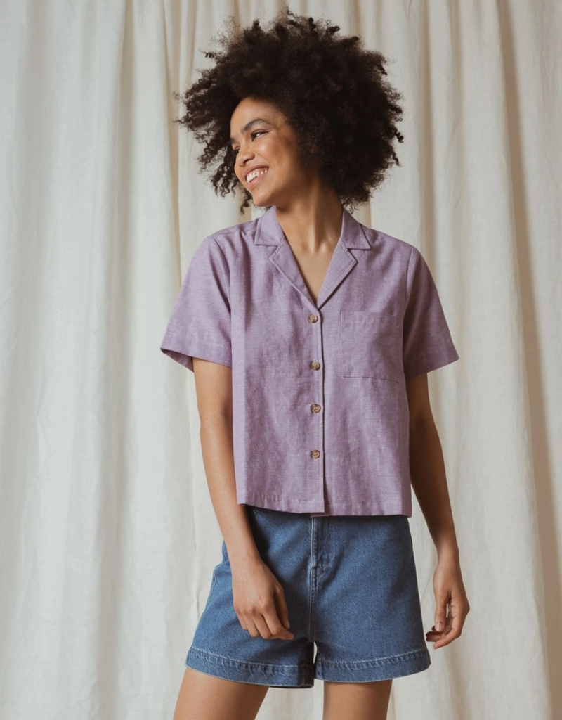 Indi and Cold Celio Cotton Chambray Shirt (FINAL SALE)