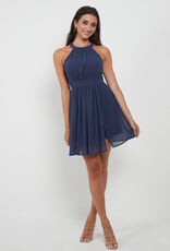 Angel Eye Elsie Dress in Navy