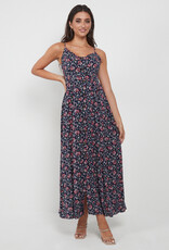 Angel Eye Wren Dress in Navy