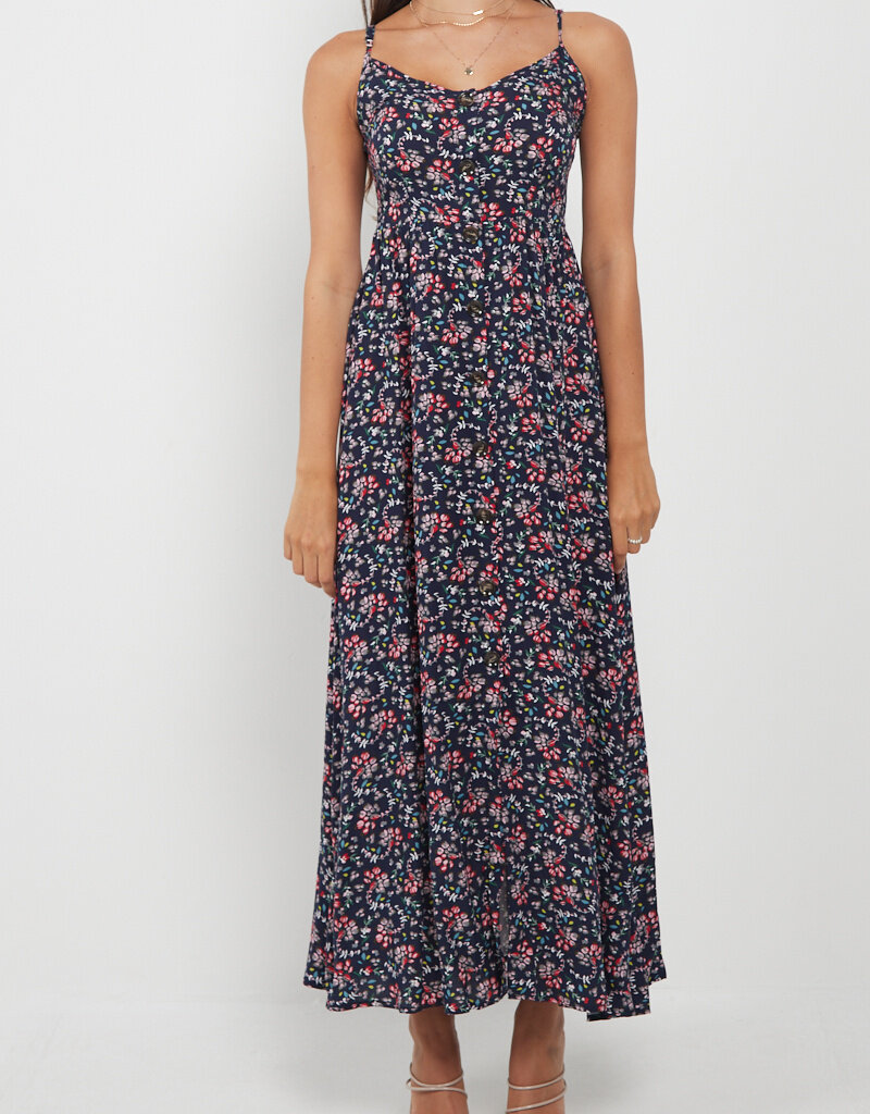 Angel Eye Wren Dress in Navy