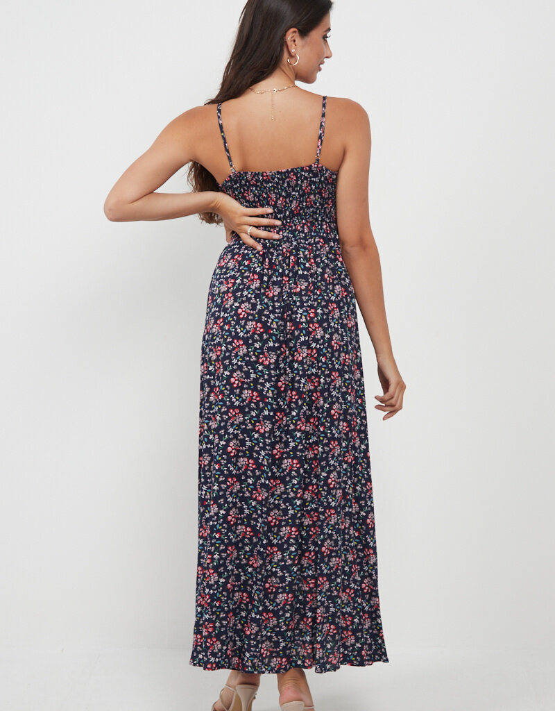 Angel Eye Wren Dress in Navy