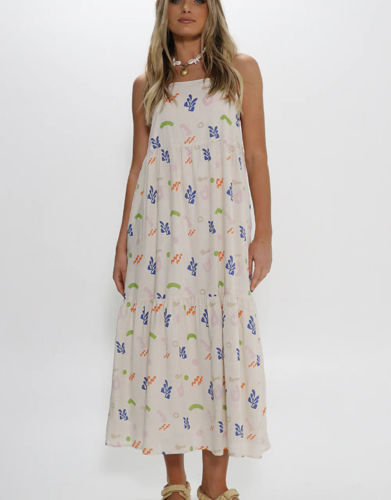 Lost in Lunar Lani Printed Maxi Dress