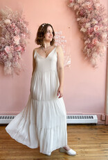 LAB Escarra Tiered Satin Maxi (FINAL SALE)
