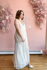 LAB Escarra Tiered Satin Maxi (FINAL SALE)