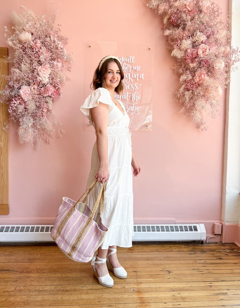 Greylin Riley Textured Cotton Maxi Dress (FINAL SALE)