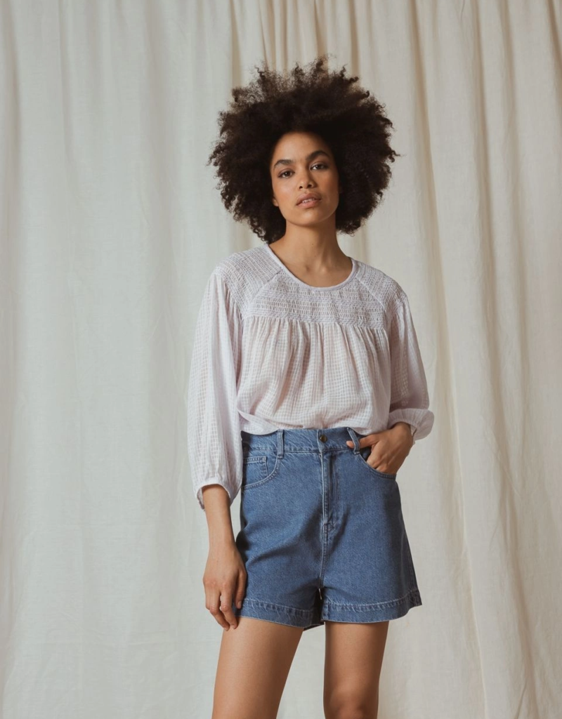 Indi and Cold Vida Organic Cotton Blouse (FINAL SALE)