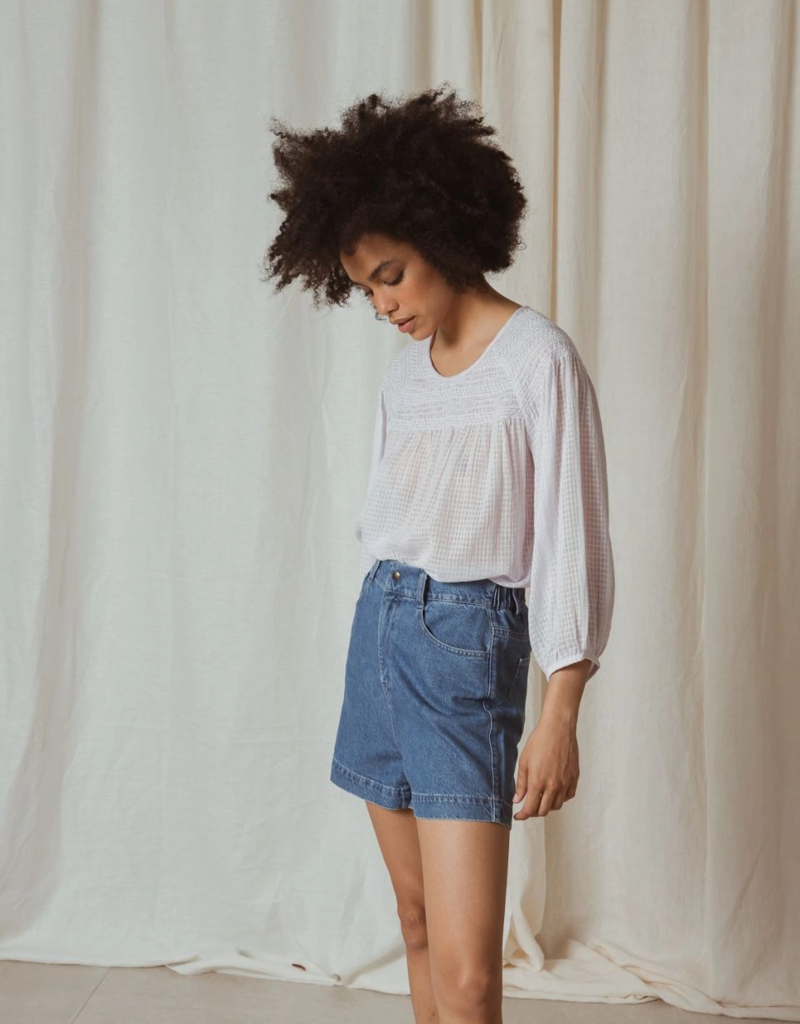 Indi and Cold Vida Organic Cotton Blouse (FINAL SALE)