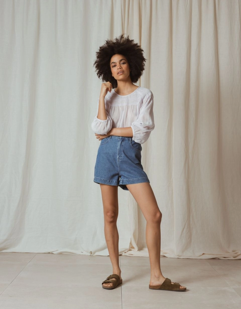 Indi and Cold Vida Organic Cotton Blouse (FINAL SALE)