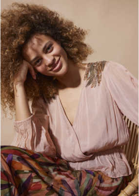 Louizon Arlette Embellished Blouse