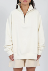 Brunette the Label NYBF Half-Zip Sweatshirt