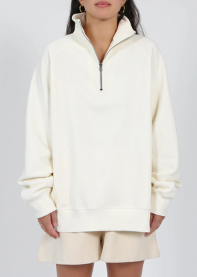 Brunette the Label NYBF Half-Zip Sweatshirt *XL/XXL LEFT*