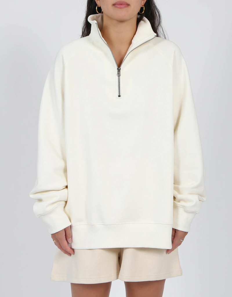 Brunette the Label NYBF Half-Zip Sweatshirt