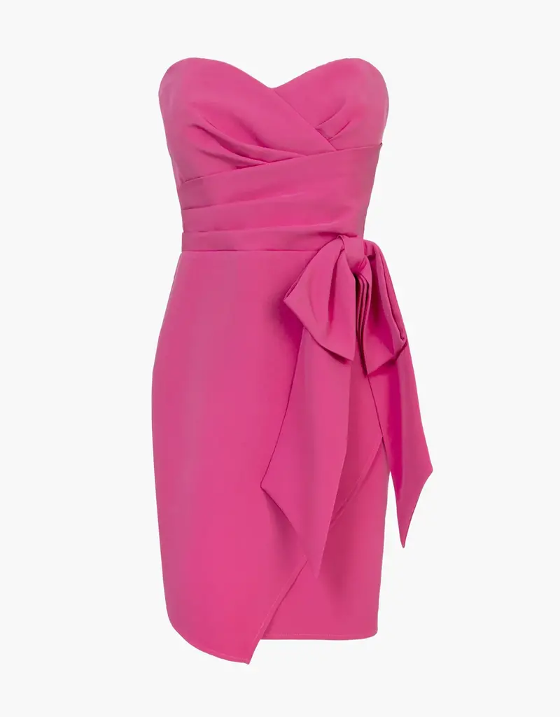 Adelyn Rae Ciny Bow Front Strapless Mini Dress (FINAL SALE)