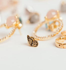 Haiku Lane Tiny Butterfly Stud Earrings