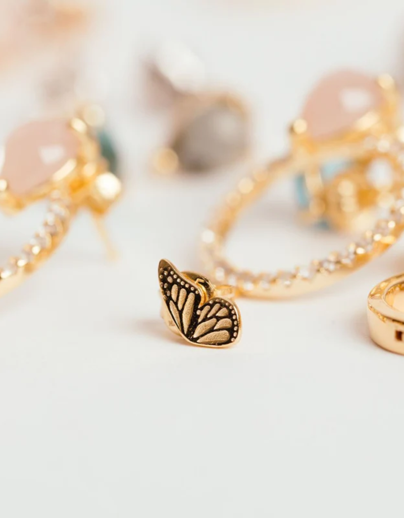 Haiku Lane Tiny Butterfly Stud Earrings