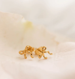 Haiku Lane Freya Tiny Bow Stud Earrings