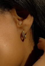 Leah Alexandra Braided Hoops