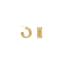 Leah Alexandra Leah Alexandra - Braided Hoops