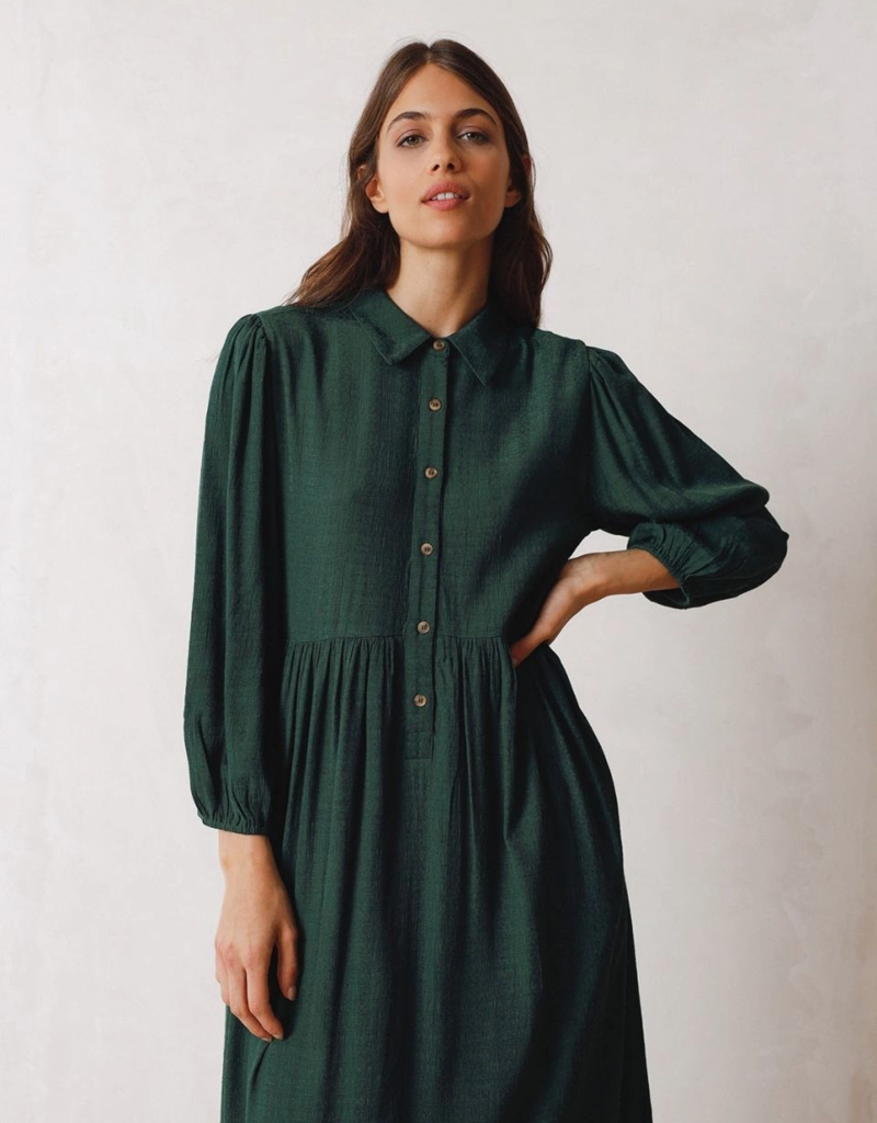 Indi and Cold Lara Maxi Shirt Dress