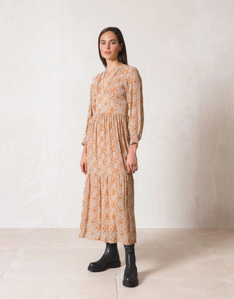 Indi and Cold Darrah Printed Midi Dress (FINAL SALE)