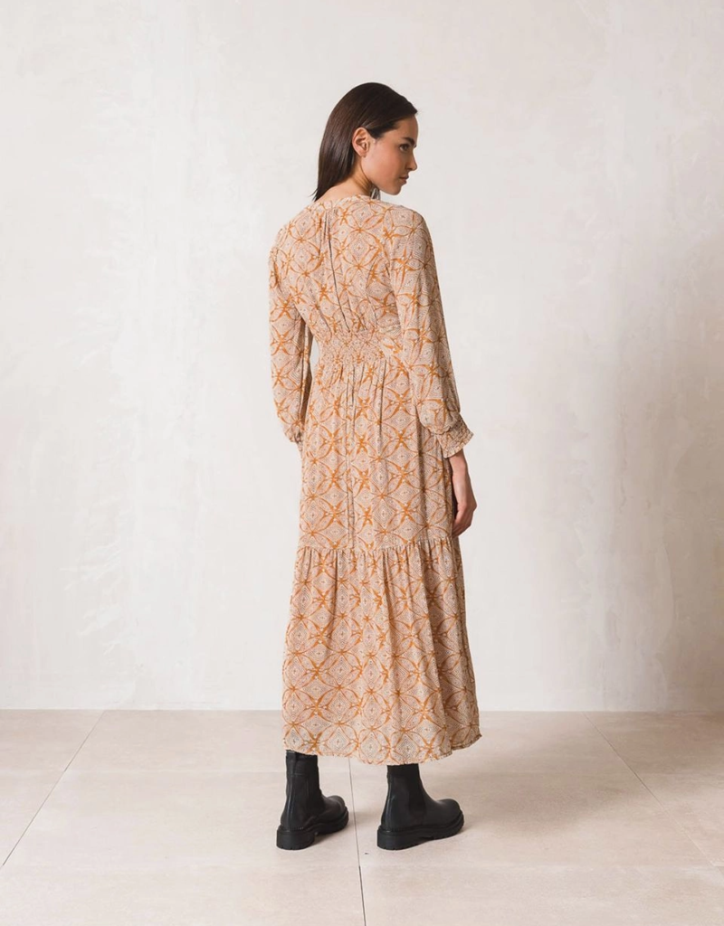 Indi and Cold Darrah Printed Midi Dress (FINAL SALE)