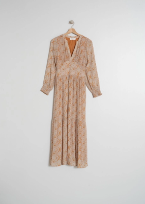 Indi and Cold Darrah Printed Midi Dress *XS, SMALL**