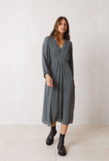 Indi and Cold Dahlia Printed Midi Dress (FINAL SALE)
