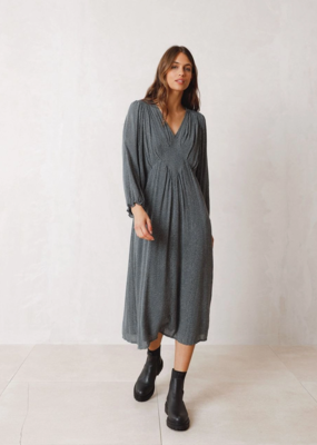 Indi and Cold Dahlia Printed Midi Dress *Only One Left - Medium*