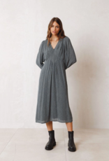 Indi and Cold Dahlia Printed Midi Dress (FINAL SALE)