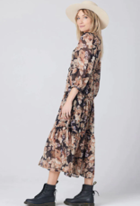 Saltwater Luxe Deklan Dark Floral Maxi (FINAL SALE)