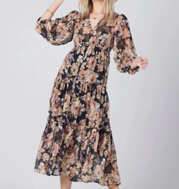 Saltwater Luxe Deklan Dark Floral Maxi